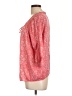 Faded Glory 100% Polyester Pink 3/4 Sleeve Blouse Size L - photo 5