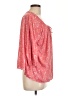 Faded Glory 100% Polyester Pink 3/4 Sleeve Blouse Size L - photo 4