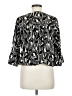 Entro 100% Polyester Black 3/4 Sleeve Blouse Size M - photo 2