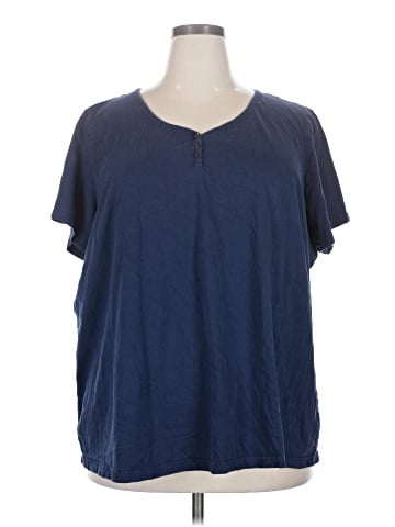 Roaman's Short Sleeve Henley (view 1)