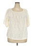 Sanctuary Ivory Short Sleeve Blouse Size 2X - photo 1