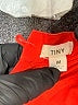 Tiny 100% Rayon Orange Sleeveless Blouse Size M - photo 7