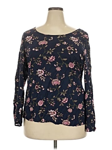 Faded Glory Long Sleeve Blouse (view 1)