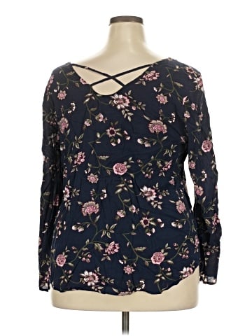 Faded Glory Long Sleeve Blouse (view 2)