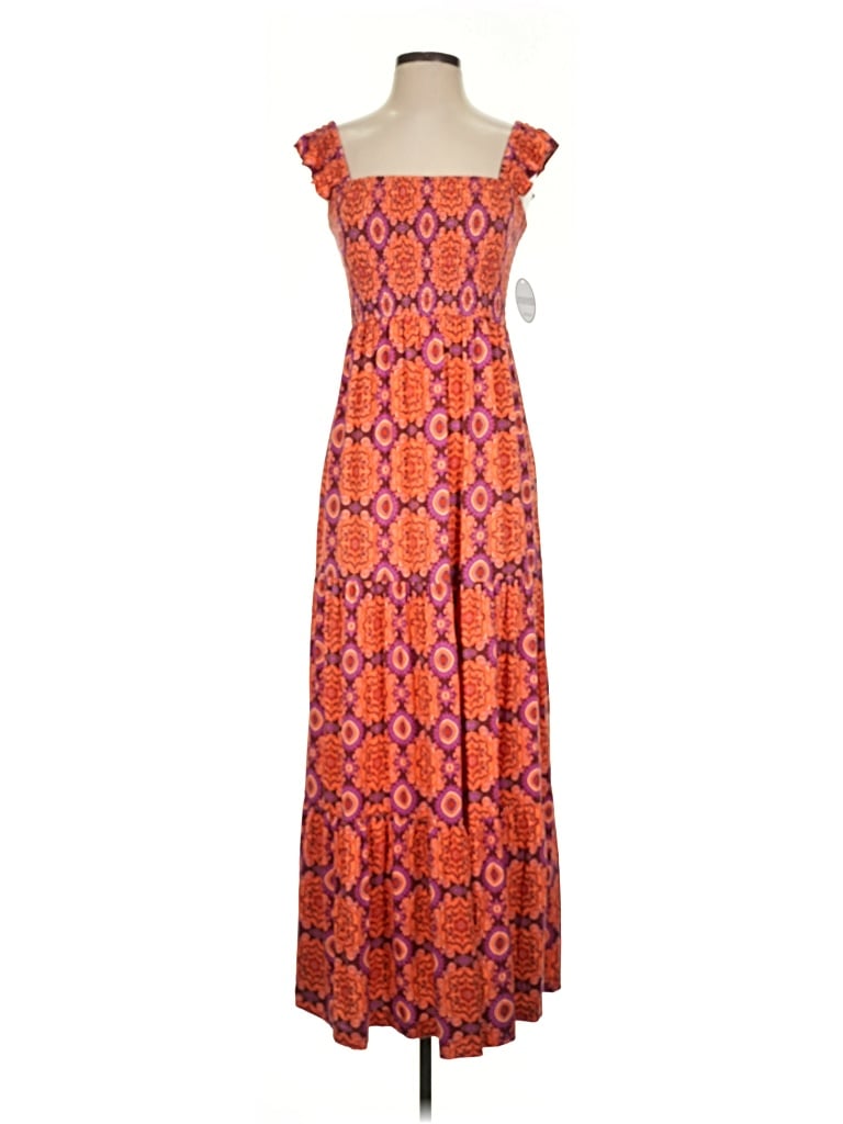 Pre-owned Soma Casual Dress In Orange