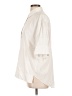 BCBGMAXAZRIA Ivory 3/4 Sleeve Button-Down Shirt Size L - photo 5