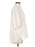 BCBGMAXAZRIA Ivory 3/4 Sleeve Button-Down Shirt Size L - photo 4