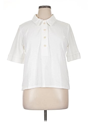 Banana Republic Factory Store Short Sleeve Blouse (view 1)
