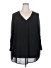 Bobeau Black 3/4 Sleeve Blouse Size 2X - photo 1