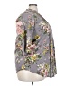 Denim 24/7 100% Cotton Floral Gray 3/4 Sleeve Button-Down Shirt Size 18 - photo 4