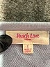 Peach Love Blue Purple Short Sleeve Top Size S - photo 7