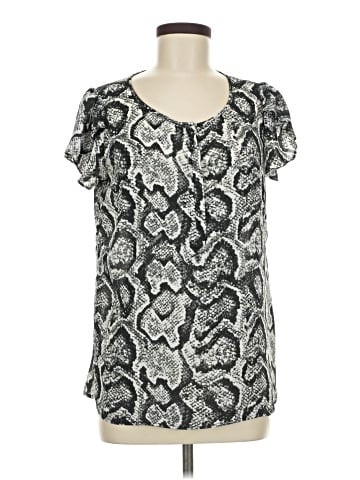 Larry Levine Short Sleeve Blouse (view 1)