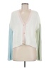 Blue Rain White Cardigan Size M - photo 1