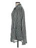 FP One Stripes Silver Long Sleeve Blouse Size XS - photo 5