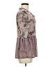 Knox Rose Purple 3/4 Sleeve Blouse Size M - photo 4