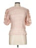 Liv 100% Polyester Pink Short Sleeve Blouse Size L - photo 1