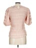 Liv 100% Polyester Pink Short Sleeve Blouse Size L - photo 2