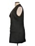 Faconnable Black Sleeveless Button-Down Shirt Size 12 - photo 5
