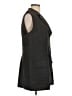 Faconnable Black Sleeveless Button-Down Shirt Size 12 - photo 4