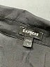 Express Outlet Black 3/4 Sleeve Button-Down Shirt Size M - photo 3