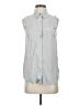 Athleta Gray Sleeveless Button-Down Shirt Size XS - photo 1