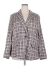 Torrid Plaid Gray Blazer Size 4X Plus (4) - photo 1