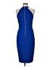 Taylor Solid Blue Cocktail Dress Size 8 - photo 2