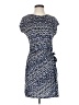 Nicole Miller Print Blue Casual Dress Size XS - photo 1