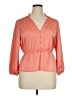 J.Crew Orange 3/4 Sleeve Blouse Size 14 - photo 1