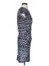 Nicole Miller Print Blue Casual Dress Size XS - photo 4