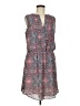 Gap 100% Polyester Paisley Gray Casual Dress Size M (tall) - photo 1
