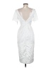 JJ's House 100% Polyester White Cocktail Dress One size - photo 2