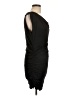 Soprano Solid Black Cocktail Dress Size L - photo 4