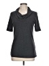Paraphrase Gray Short Sleeve Turtleneck Size L - photo 1