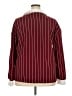 Unbranded Burgundy Long Sleeve Blouse Size XXL - photo 2