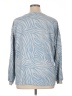 C&C California Animal Print Blue Pullover Sweater Size 2X - photo 2