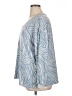 C&C California Animal Print Blue Pullover Sweater Size 2X - photo 5