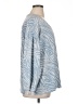 C&C California Animal Print Blue Pullover Sweater Size 2X - photo 4