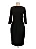 Theory Solid Black Cocktail Dress Size 12 - photo 1