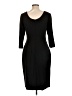 Theory Solid Black Cocktail Dress Size 12 - photo 2