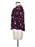 Fun2Fun 100% Rayon Floral Purple 3/4 Sleeve Blouse Size M - photo 5