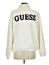 Guess 100% Polyester Solid Ivory Faux Fur Jacket Size M - photo 2