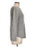 Pink Clover Metallic Silver Pullover Sweater Size L - photo 4