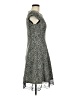 AB Studio Tweed Gray Cocktail Dress Size 8 - photo 4