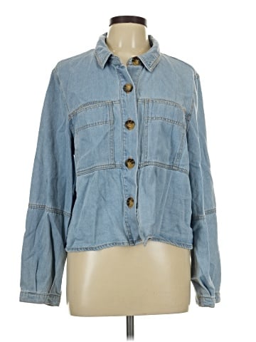 Velvet Heart Denim Jacket (view 1)