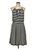 Elle Stripes Black Casual Dress Size L - photo 1