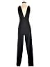 4SI3NNA 100% Polyester Solid Black Jumpsuit Size S - photo 1