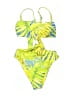 Splendid Print Yellow One Piece Swimsuit Size S - photo 1
