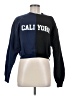 Cynthia Rowley Color Block Blue Sweatshirt Size M - photo 1