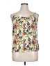 Skies Are Blue 100% Polyester Ivory Sleeveless Blouse Size L - photo 1